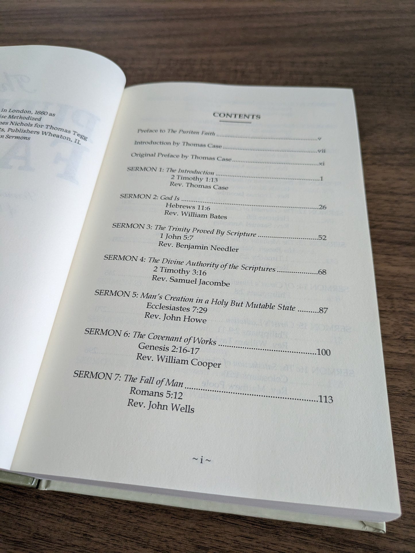 The Puritan Faith: Sermons on the Chief Points of the Christian Religion