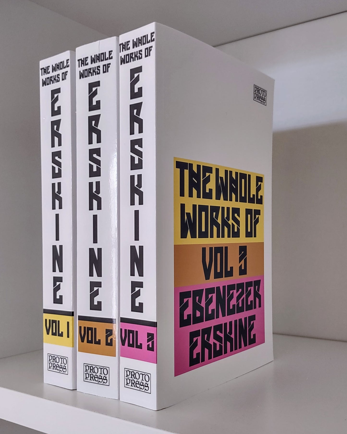 The Works of Ebenezer Erskine (3 volumes) Paperback