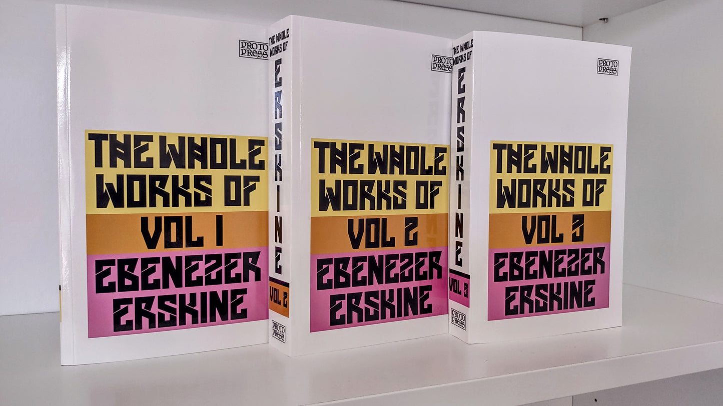 The Works of Ebenezer Erskine (3 volumes) Paperback
